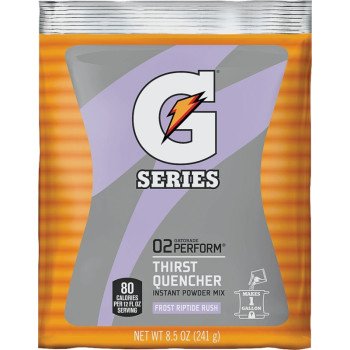 Gatorade 33665 Thirst Quencher Instant Powder Sports Drink Mix, Powder, Riptide Rush Flavor, 8.5 oz Pack