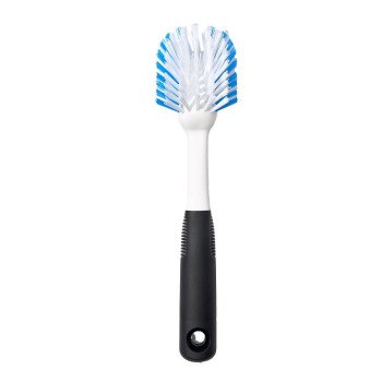 Good Grips 21691 Dish Brush, Nylon Bristle, 11 in L, Black