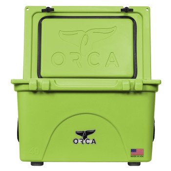 Orca ORCL040 Cooler, 40 qt Cooler, Lime, 10 days Ice Retention
