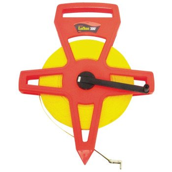 Crescent Lufkin FE300 Tape Measure, 300 ft L Blade, 1/2 in W Blade, Fiberglass Blade, ABS Case, Orange Case