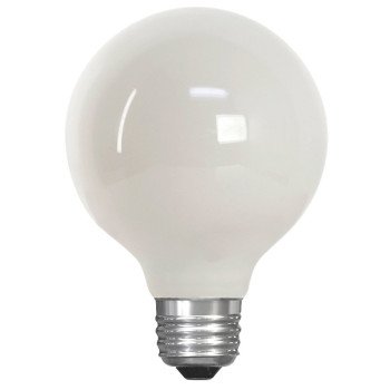 Feit Electric BPG2540W/927CA/FIL LED Bulb, Globe, G25 Lamp, 40 W Equivalent, E26 Lamp Base, Dimmable, Soft White Light