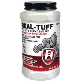 Hercules Real-Tuff 15615 Thread Sealant, 4 oz, Can, Paste, White