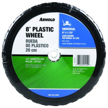 MTD 875-P Tread Wheel, Semi-Pneumatic, Plastic/Rubber