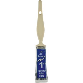 Linzer 1820-1 Paint Brush, 1 in W, 2-1/8 in L Bristle, Varnish Handle