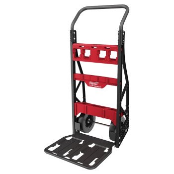 Milwaukee PACKOUT 48-22-8415 Wheel Cart, 400 lb, 2-Wheel, Flat-Free Wheel, Steel