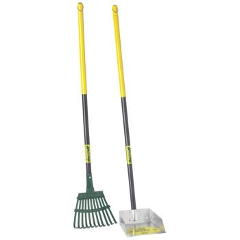 Flexrake 58W Scoop and Rake Set, Steel Blade