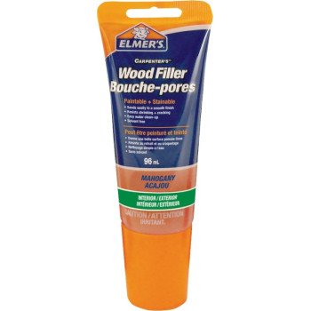 Elmers Carpenter's 60864 Wood Filler, Liquid, Mild Acrylic, Mahogany, 96 mL Tube