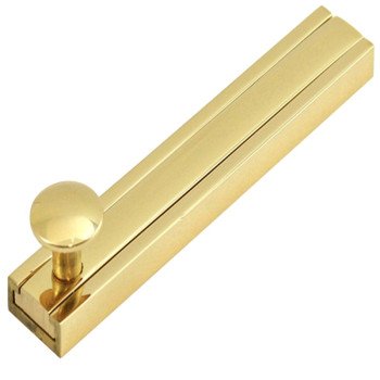 Schlage Ives Series 40B3 Light-Duty Surface Bolt, Brass, Brass