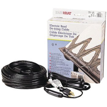 EasyHeat ADKS Series ADKS150 Roof and Gutter De-Icing Cable, 30 ft L, 120 V, 150 W