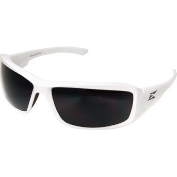 Edge TXB246 Polarized Safety Glasses, Unisex, Polycarbonate Lens, Full Frame, Nylon Frame, White Frame