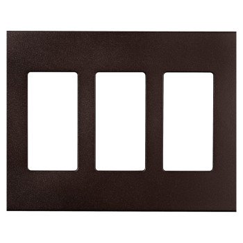 Eaton Cooper Wiring PJS PJS263RB-SP-L Wallplate, 4.87 in L, 6-3/4 in W, 3 -Gang, Polycarbonate, Oil-Rubbed Bronze