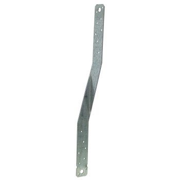 Simpson Strong-Tie HTS HTS16 Heavy Twist Strap, 16 in L, Steel, Galvanized, Fastening Method: Nail