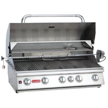 Bull Brahma 57568 Gas Grill Head, 90000 Btu, LP, 5-Burner, 266 sq-in Secondary Cooking Surface