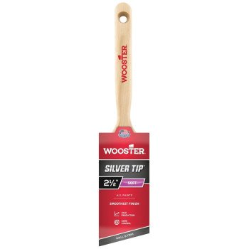 Wooster 5221-2-1/2 Paint Brush, 2-1/2 in W, 2-15/16 in L Bristle, Polyester Bristle, Sash Handle