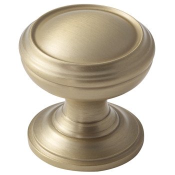 Amerock Revitalize Series BP55342BBZ Cabinet Knob, 1-1/4 in Projection, Zinc, Golden Champagne