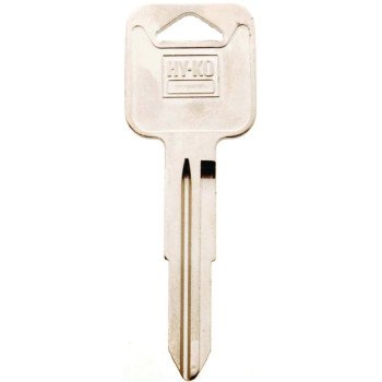 Hy-Ko 11010B65 Key Blank, Brass, Nickel