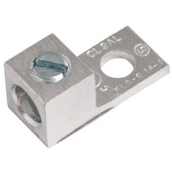 Gardner Bender GTA-2 Mechanical Lug, 14 to 10 AWG Wire, 3/8 in Stud, Aluminum Contact