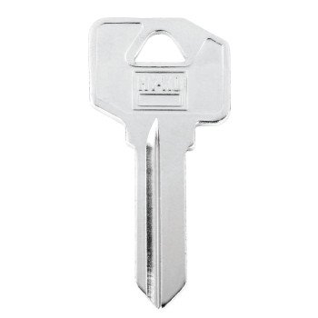 Hy-Ko 11010EZ2 Key Blank, Brass, Nickel, For: LSDA Cabinet, House Locks and Padlocks