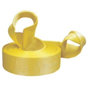 Keeper 02932 Recovery Strap, 22,500 lb, 3 in W, 20 ft L, Hook End, Yellow