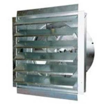 MaxxAir IF24 Exhaust Fan, 4100 cfm Air, Steel, Mill