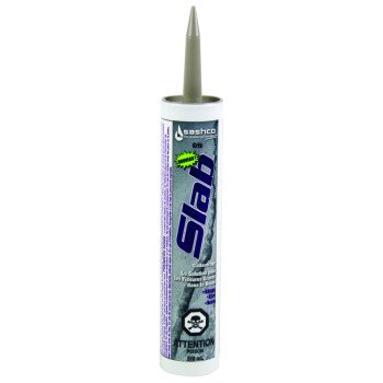 Slab 16810 Concrete Patch Sealant, Gray, 10.5 oz Cartridge