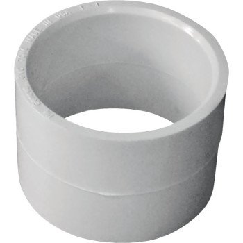 Canplas 193001R Repair Coupling, 1-1/2 in, Hub, PVC, White