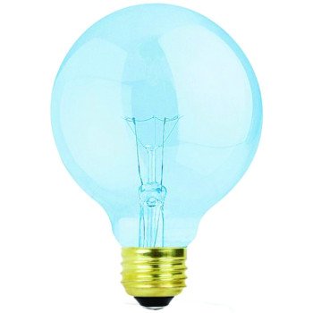 Feit Electric 40G25/N/RP Incandescent Bulb, 40 W, G25 Lamp, Medium E26 Lamp Base, 150 Lumens, 3000 K Color Temp