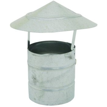 8101 GALV ROUND ROOF CAP 4IN  