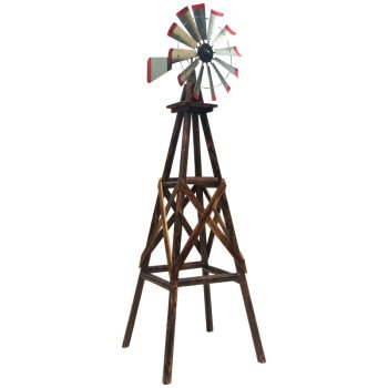 Leigh Country TX 93485 Char-Log Windmill, 9 ft H Tower