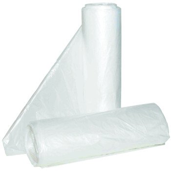 ALUF Plastics Hi-Lene Series HCR-242406C Anti-Microbial Coreless Can Liner, 7 to 10 gal, HDPE, Clear