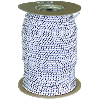 Keeper 06171 Bungee Cord, 1/4 in Dia, 300 ft L, Rubber