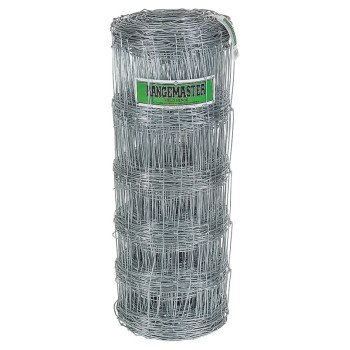 Rangemaster 6659 Field Fence, 12 in, 39 in H, 330 ft L, 12 ga Gauge, Steel, Galvanized