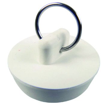 Danco 80226 Drain Stopper, Rubber, White, For: 1-3/8 in Drain, Universal Sink