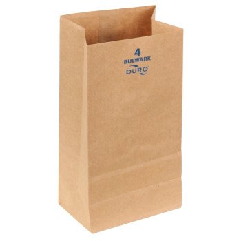 Duro Bag 71004 Heavy-Duty SOS Bag, 3-1/8 in W, 5 in L, Virgin Paper, Kraft