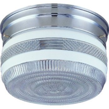 Boston Harbor F14CH02-80023L Two Light Ceiling Fixture, 120 V, 60 W, 2-Lamp, A19 or CFL Lamp, Chrome Fixture