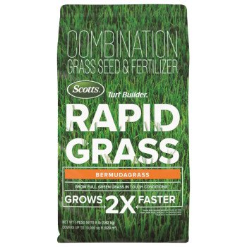 Scotts 18360 Grass Seed, Bermudagrass, 8 lb Bag