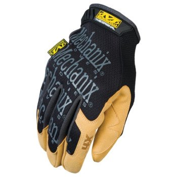 Mechanix Wear MG4X-75-012 Work Gloves, Men's, 2XL, 12 in L, Straight Thumb, Hook and Loop Cuff, Synthetic Leather