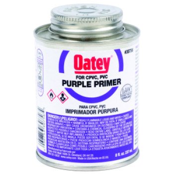 Oatey 30756 Primer, Liquid, Purple, 8 oz Pail