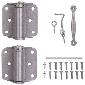 ProSource LR-114-PS Hinge Set, Galvanized Zinc, Zinc, 1 Set-Piece