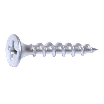 Midwest Fastener 07906 Deck Screw, #6-8 Thread, 1 in L, Coarse Thread, Bugle Head, Phillips Drive, Sharp Point, Steel