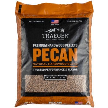 Traeger PEL314 Pellet, Pecan, Wood, 20 lb Bag