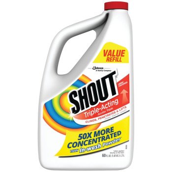 Shout 02274 Stain Remover, 60 oz, Bottle