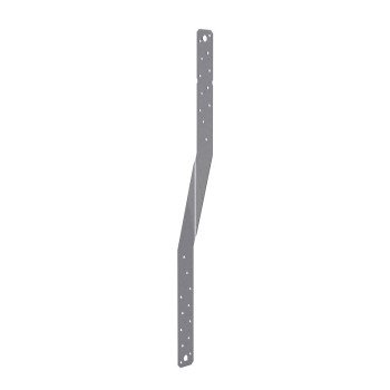 Simpson Strong-Tie HTS HTS20 Heavy Twist Strap, 14 ga Gauge, Steel, Galvanized/Zinc