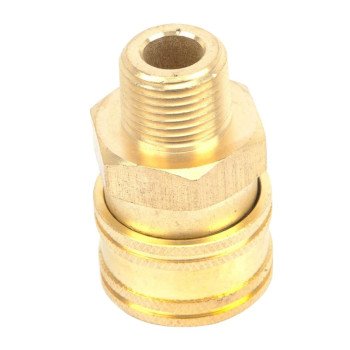 Forney 75128 Coupler, 3/8 in Connection, FNPT, Brass