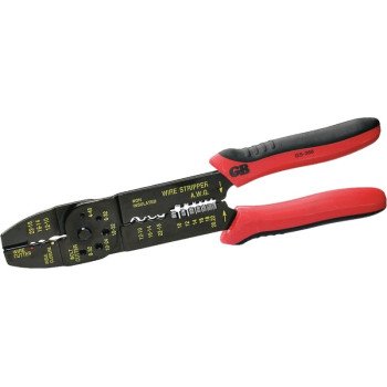 Gardner Bender GS-366 Wire Stripper, 10 to 22 AWG Wire, 8 to 20 AWG Solid, 10 to 22 AWG Stranded Stripping, 9-1/4 in OAL