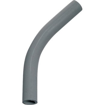 Carlon UA7AJ-CAR Elbow, 2 in Trade Size, 45 deg Angle, SCH 40 Schedule Rating, PVC, Plain End, Gray