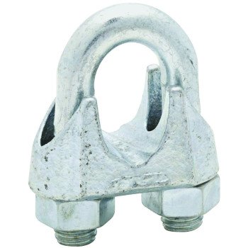 National Hardware 3230BC Series N248-344 Wire Cable Clamp, 3/4 in Dia Cable, 1 in L, Malleable Iron, Zinc