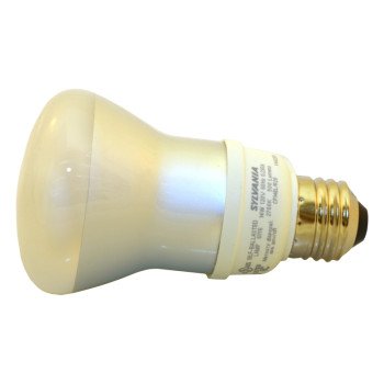 Sylvania 29760 Compact Fluorescent Bulb, 14 W, BR20 Lamp, Medium E26 Lamp Base, 500 Lumens, 2700 K Color Temp