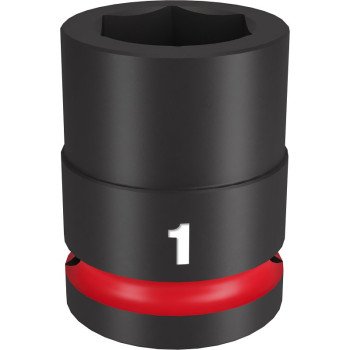 Milwaukee SHOCKWAVE Impact Duty Series 49-66-6307 Shallow Impact Socket, 1 in Socket, 3/4 in Drive, Square Drive