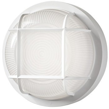 ETI MB Series 504081020 Round Marine Bulkhead Light, 120/277 V, 6.9 W, LED Lamp, 139.3 to 180 deg Beam, White